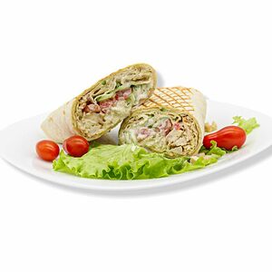 Мини-шаурма с говядиной в пшеничном лаваше