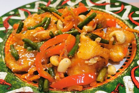 Курица в кисло-сладком соусе