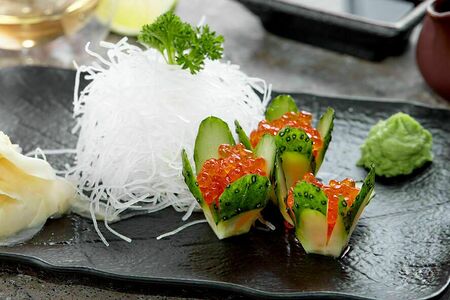 Сашими из красной икры