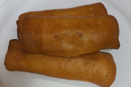 Рулет с курой и грибами