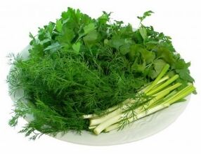 Свежая зелень