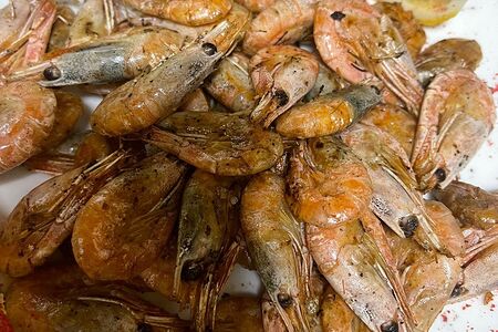 Креветки жареные