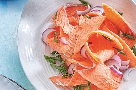 Строганина из нерки