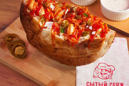 Острая с курицей