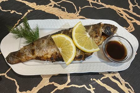 Форель на мангале