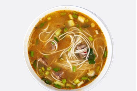 Суп с лапшой по-китайски