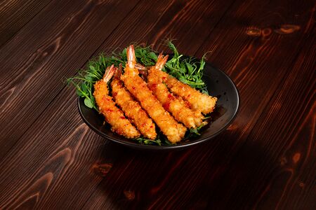 Креветки в темпуре