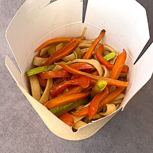 Лапша с овощами