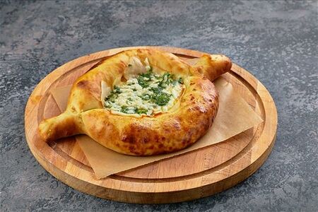 Хачапури по-аджарски четыре сыра