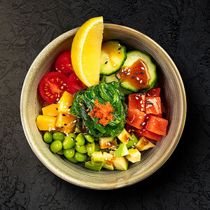 Поке с лососем