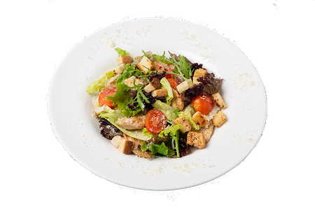 Салат Цезарь с курицей