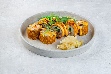 Темпура с креветкой и чукой