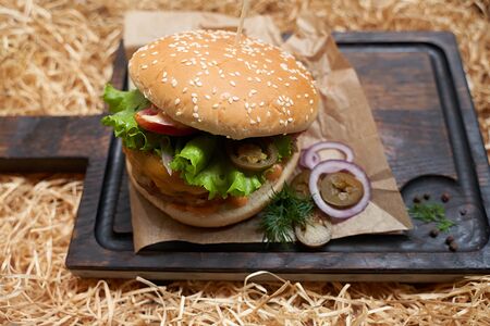 Бургер Классический с картофелем