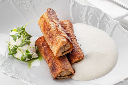 Блинчики с телячьим языком