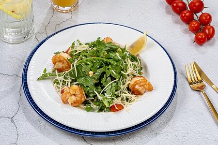 Салат Руккола с креветками