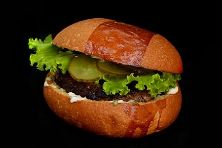 Бургер Аскет со свининой