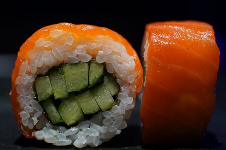 Нью-Йорк со свежим лососем