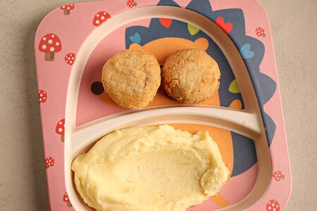 Крокеты куриные с картофельным пюре