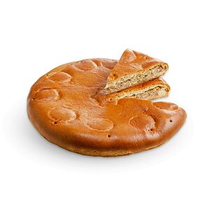 Пирог с мясом, луком и яйцом