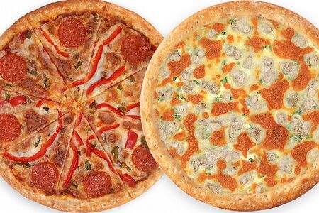 Комбо 2 пиццы Hola Мексика и Сочная курочка