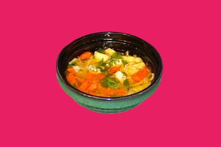 Куриный суп с лапшой