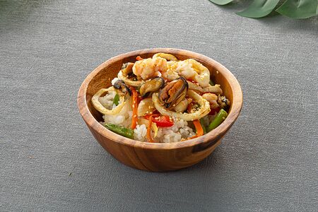 Тяхан с морепродуктами