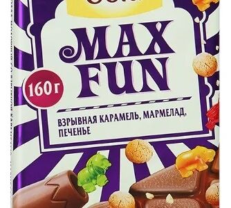Шоколад Alpen Gold Max Fun карам-марм-печенье 150г