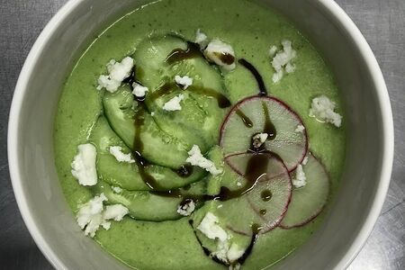 Холодный огуречный суп