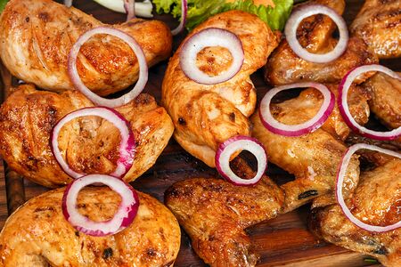 Шашлык из куриного филе
