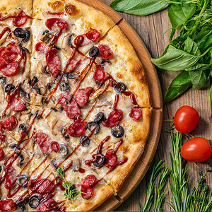 С охотничьими колбасками