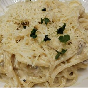 Карбонара с беконом в сливочном соусе