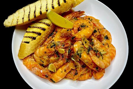 Креветки королевские в соусе табаско