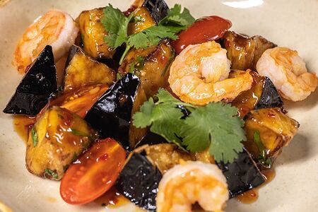 Мазза с креветками