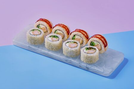 Ролл с креветкой-темпура и сладким чили