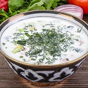 Окрошка на кефире