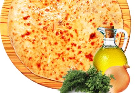 Постный пирог с зеленью и жареным луком