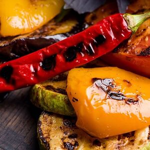 Овощи на вертеле