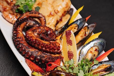 Гриль с морепродуктами