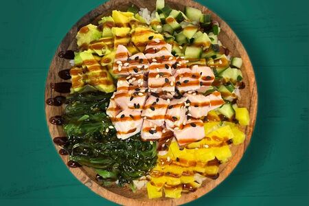 Поке с курицей