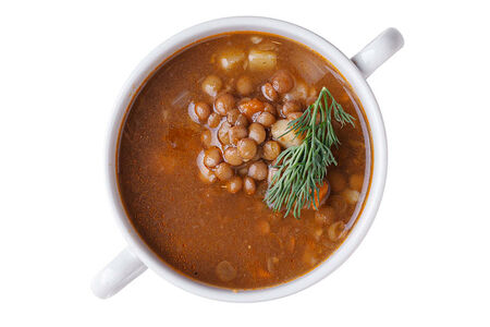 Суп чечевичный