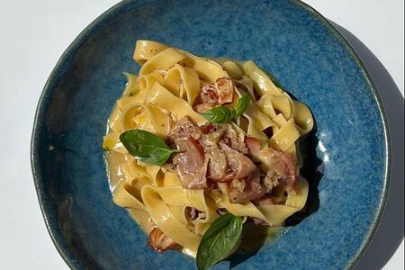 Паста с беконом