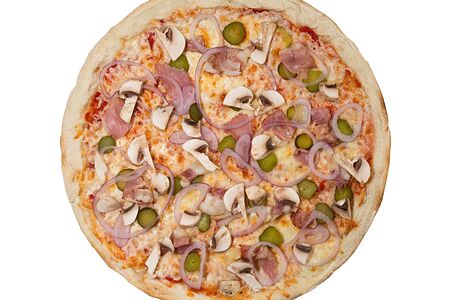 Пицца Бекон с Грибами 