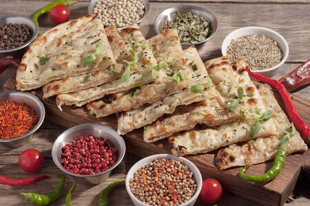 Наан-Кульча с пресным сыром