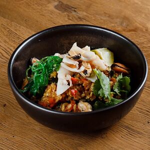 Тайский рис с морепродуктами