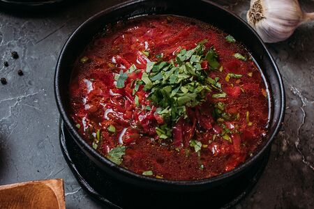 Борщ с мясом