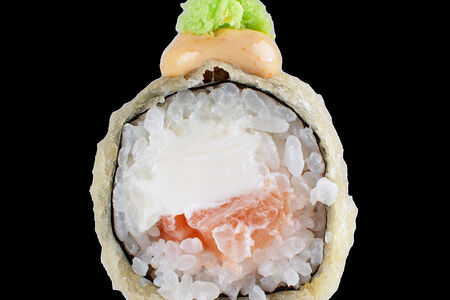 Тёплый ролл Лосось Агэ