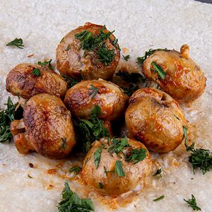 Шампиньоны гриль