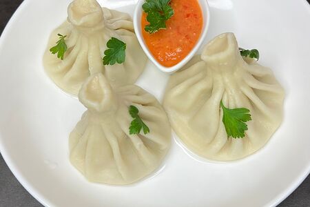 Грузинские хинкали с говядиной