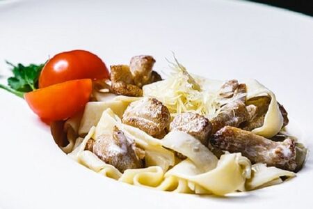 Феттуччине с курицей