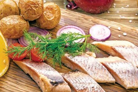 Сельдь с картофелем